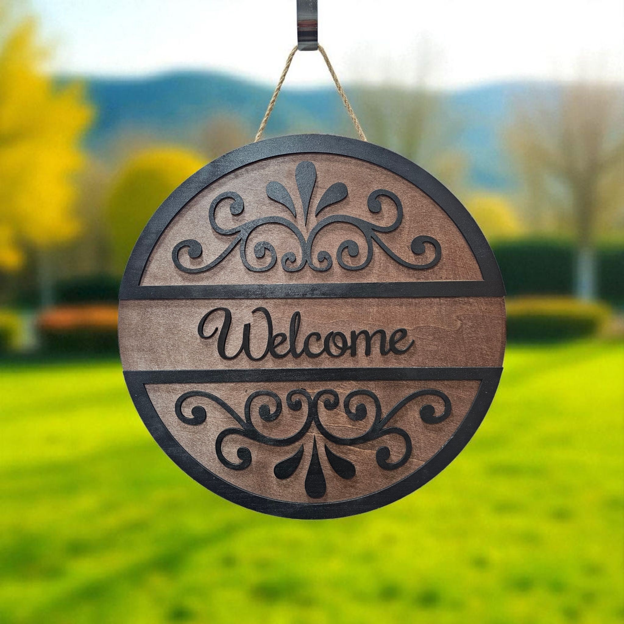 Welcome Scroll Sign