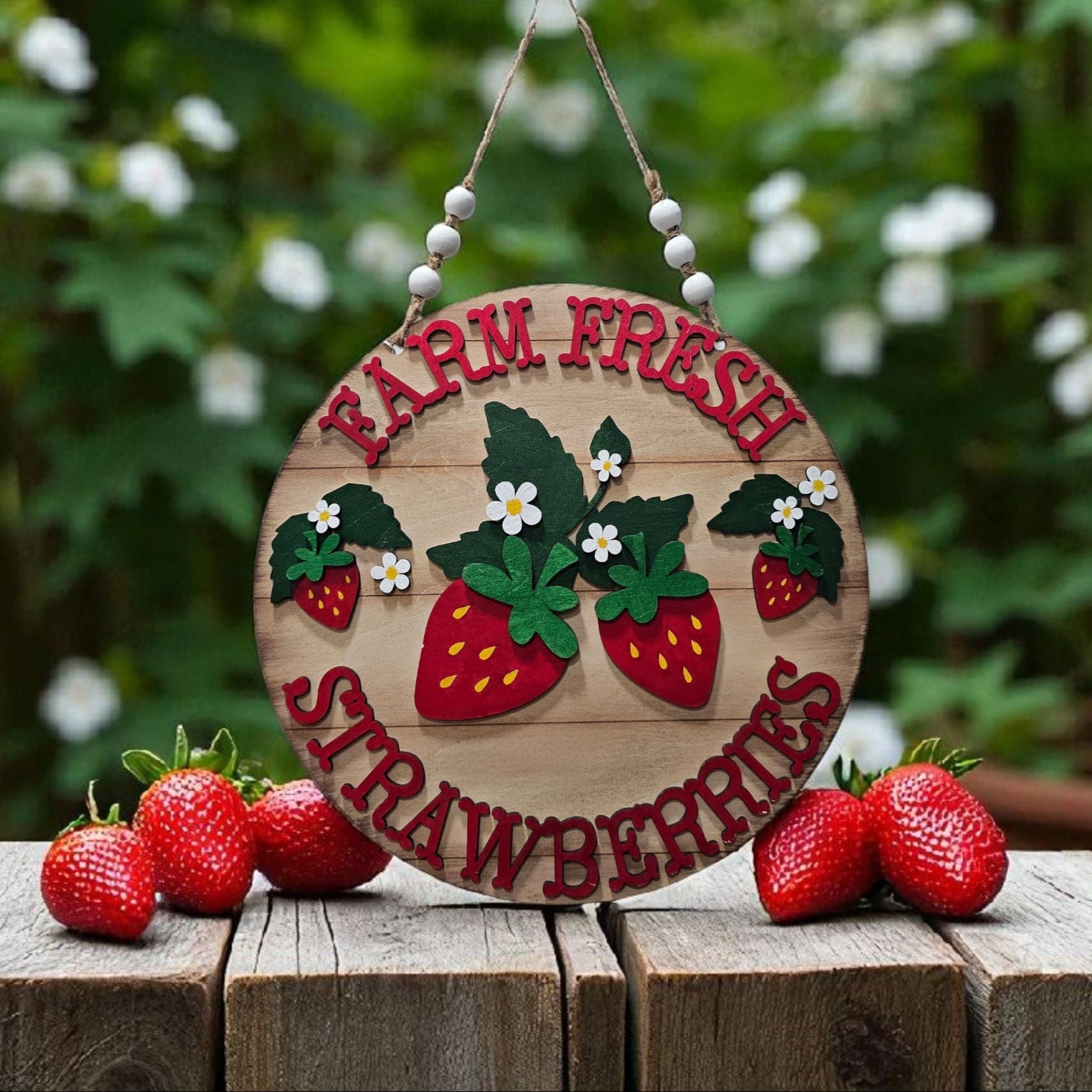 Farm Fresh Strawberries Sign