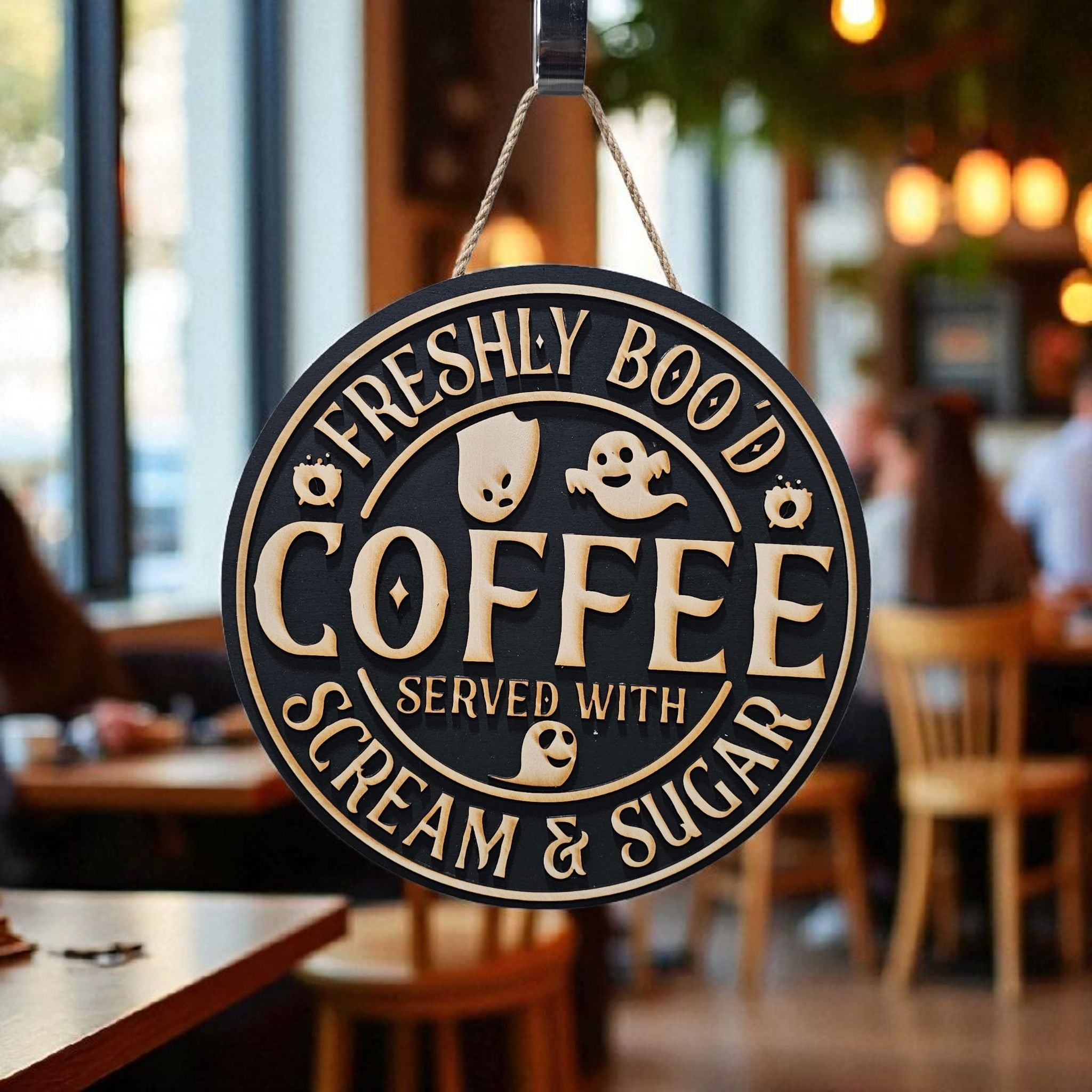 Halloween Coffee Sign