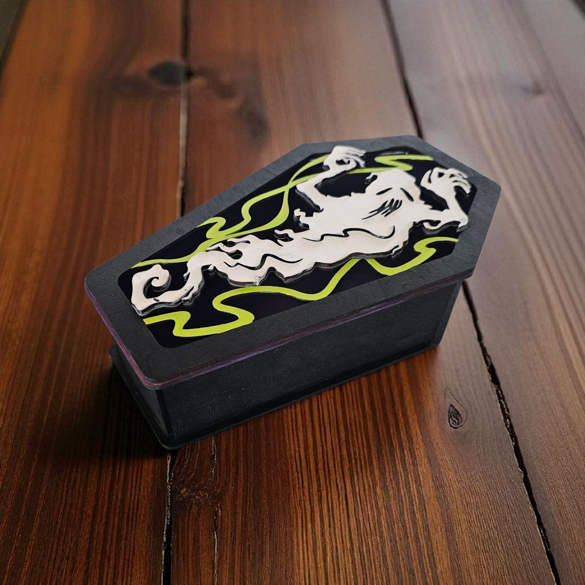 Halloween Coffin Spider Box