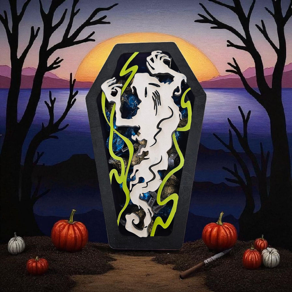 Halloween Coffin Ghost Box