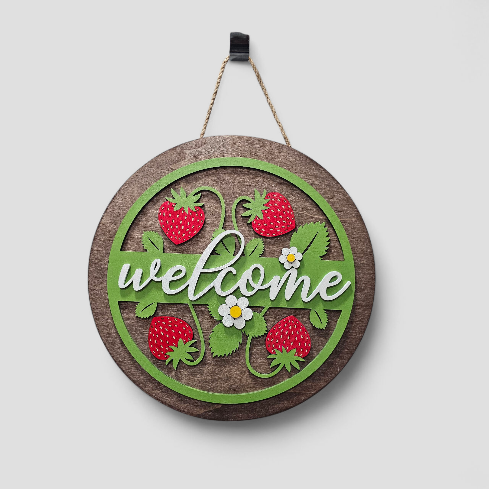Strawberry Welcome Sign