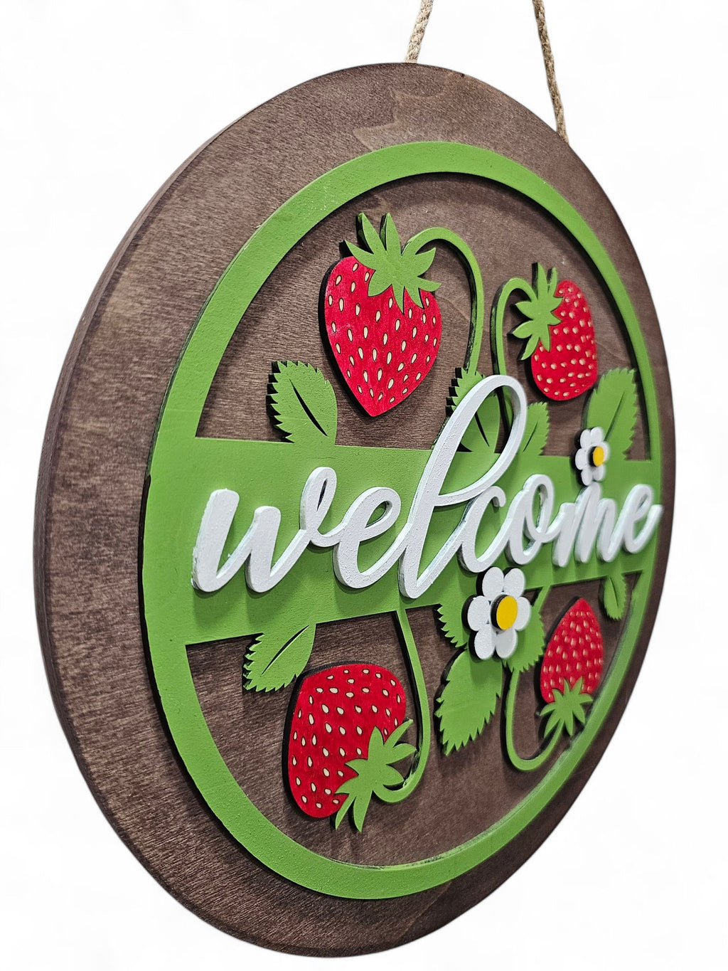 Strawberry Welcome Sign