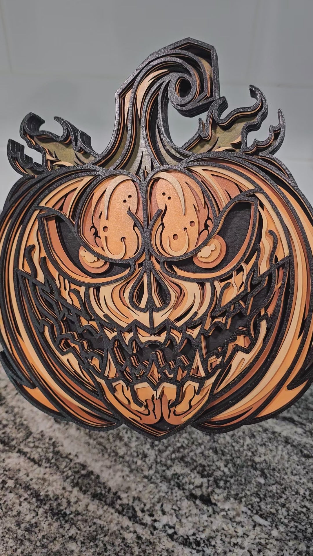 Halloween Spooky Jack-O-Lantern Sign